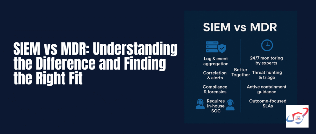 SIEM vs MDR: Understanding the Difference and Finding the Right Fit